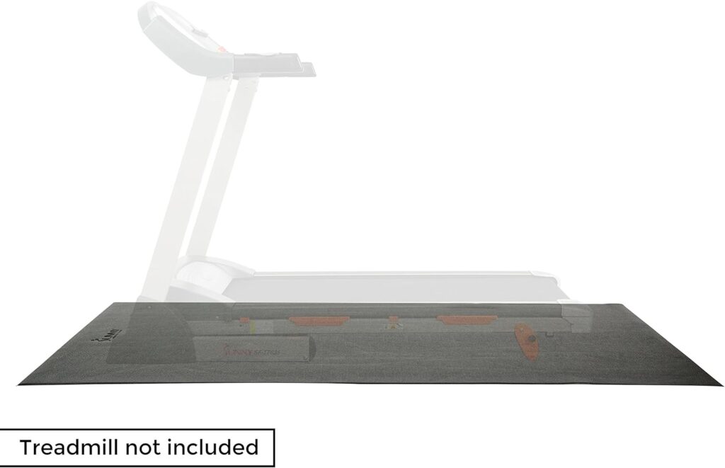 Bundle of Sunny Health  Fitness Magnetic Rowing Machine Rower with LCD Monitor  Extended Slide Rail - SF-RW5515 + Sunny Health  Fitness Home Gym Foam Floor Protector Mat for Exercise Equipment