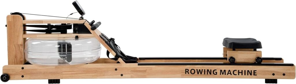 Rowing Machine for Home Use, Water Adjustable Resistance Rower for Full-Body Workout, Cardio Training Gym Fitness Indoor