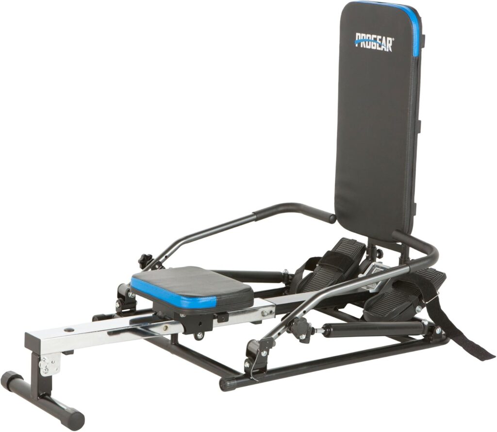 ProGear 750 Rower with Additional Multi Exercise Workout Capability, Black