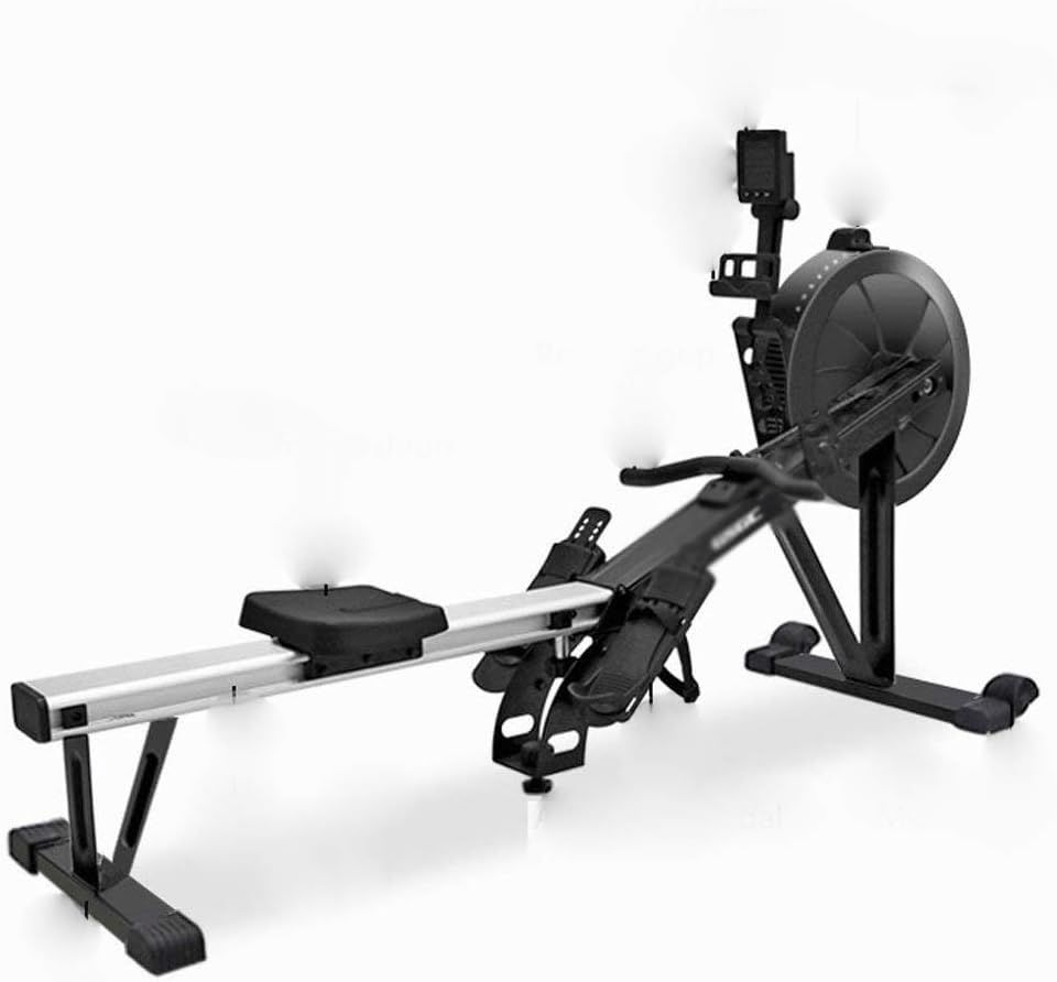 Rowing Machine, Magnetic Rowing Machine with LCD Monitor Exercise Equipment Workout Machine for Home Use Foldable for Easy Storage