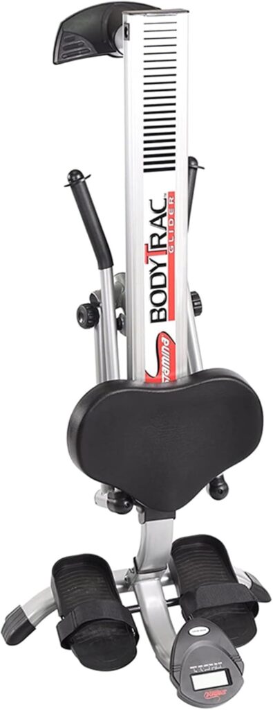 Stamina Hydraulic Rowing Machine, BodyTrac Glider with Cylinder Resistance, 250 Lbs - Home and Gym Exercise Equipment - Ideal for Fitness Training and Body Workout