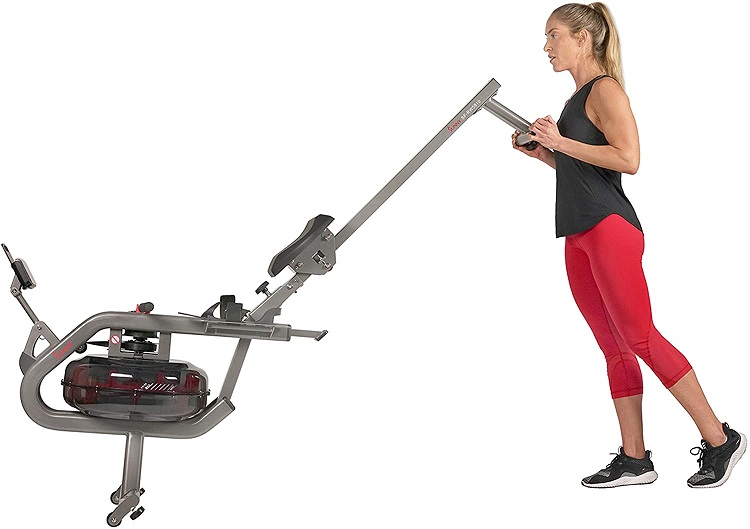 Sunny Phantom Hydro Water Rowing Machine portable design