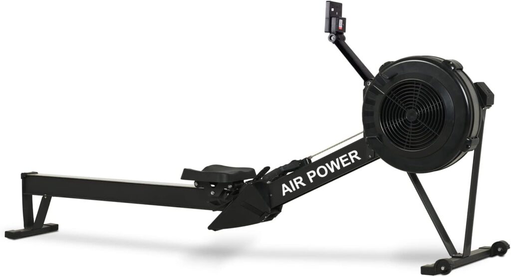 Oarlike Air Resistance Rowing Machine 10 Level Adjustable Resistance Air Rower with LCD Monitor Foldable Exercise Fitness Equipment for Home Gym Office Use Oarlike Air Resistance Rowing Machine 10 Level Adjustable Resistance Air Rower with LCD Monitor Foldable Exercise Fitness Equipment for Home Gym Office Use