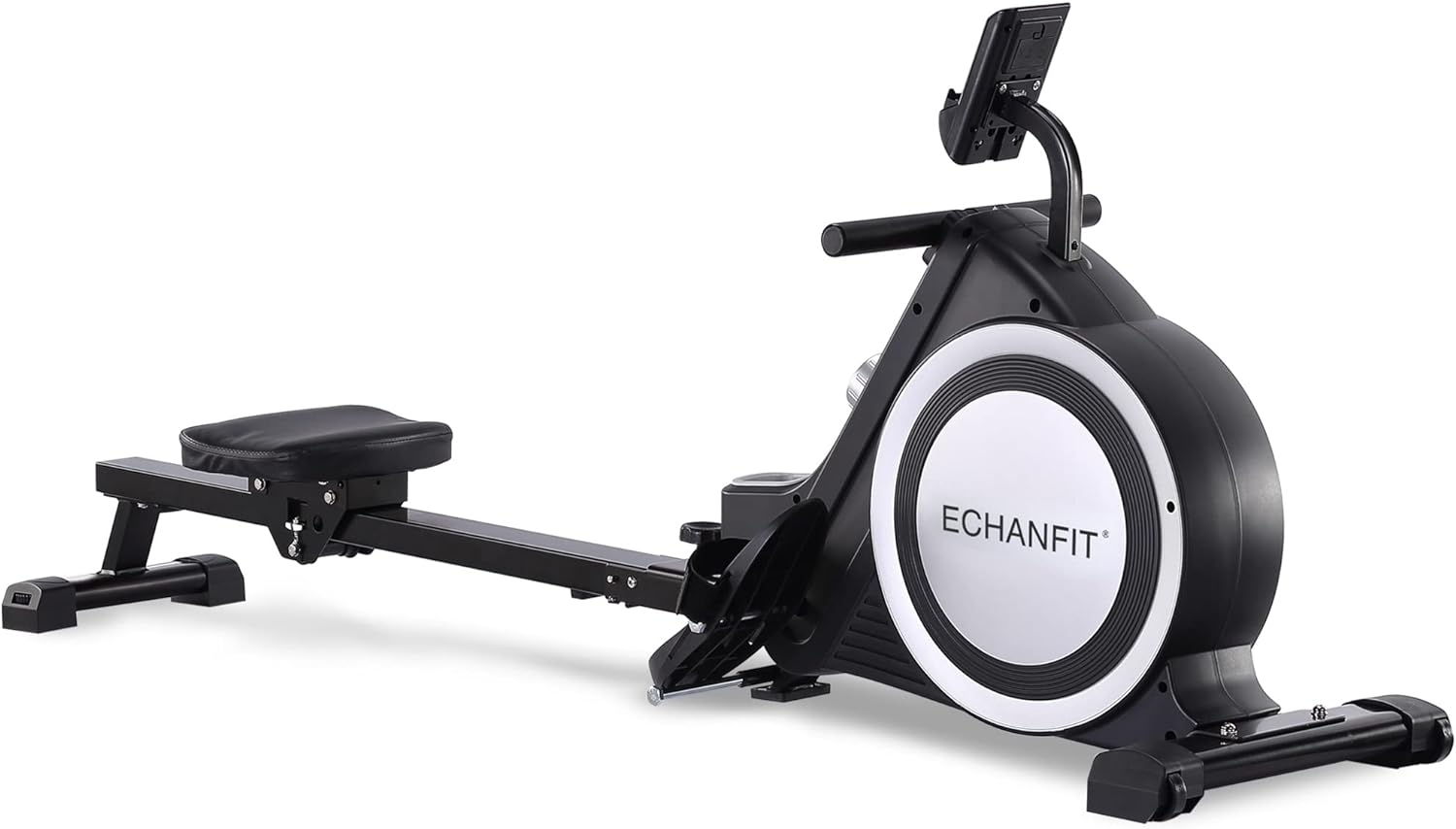 ECHANFIT Magnetic Rowing Machine Review echanfit-magnetic-rowing-machine-with-optional-16-levels-adjustable-resistance-lcd-monitor-with-device-holder-350-lb-wei