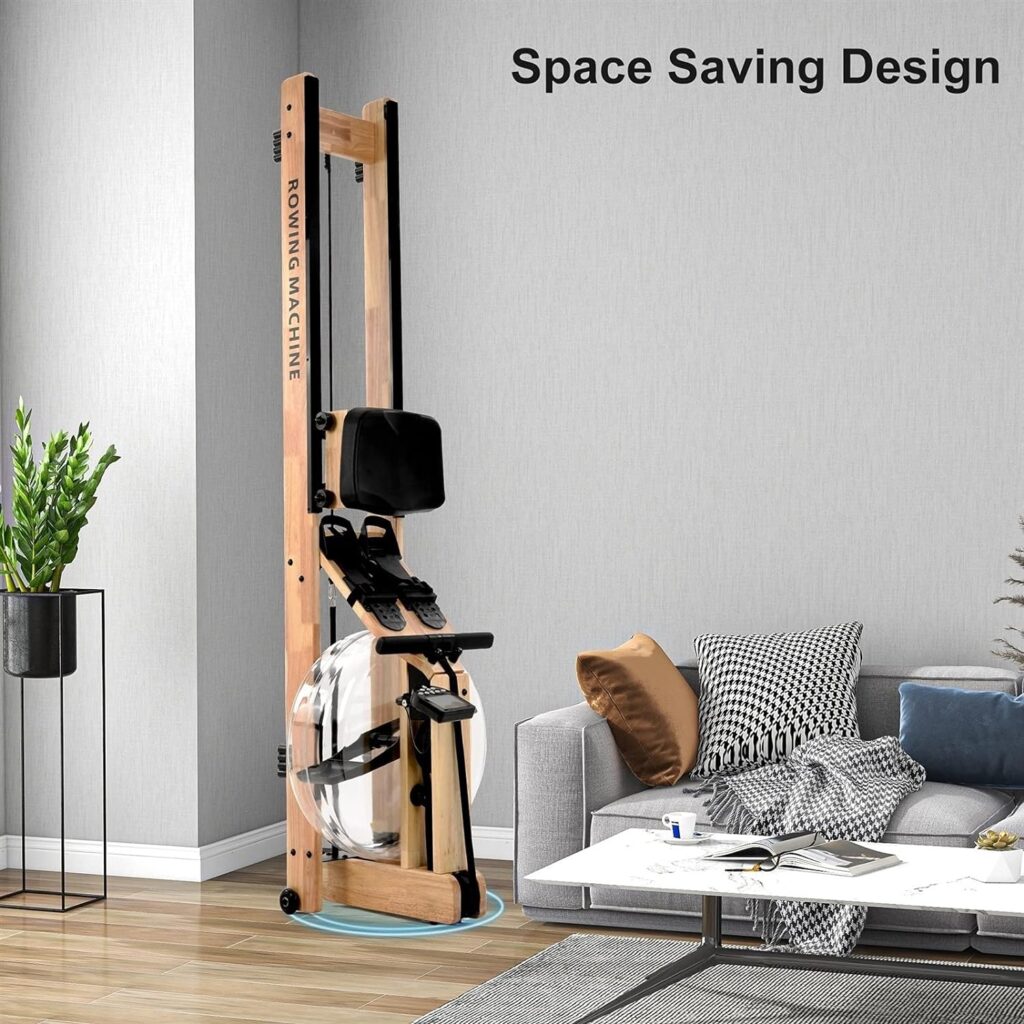Rowing Machine for Home Use, Water Adjustable Resistance Rower for Full-Body Workout, Cardio Training Gym Fitness Indoor Rowing Machine for Home Use, Water Adjustable Resistance Rower for Full-Body Workout, Cardio Training Gym Fitness Indoor
