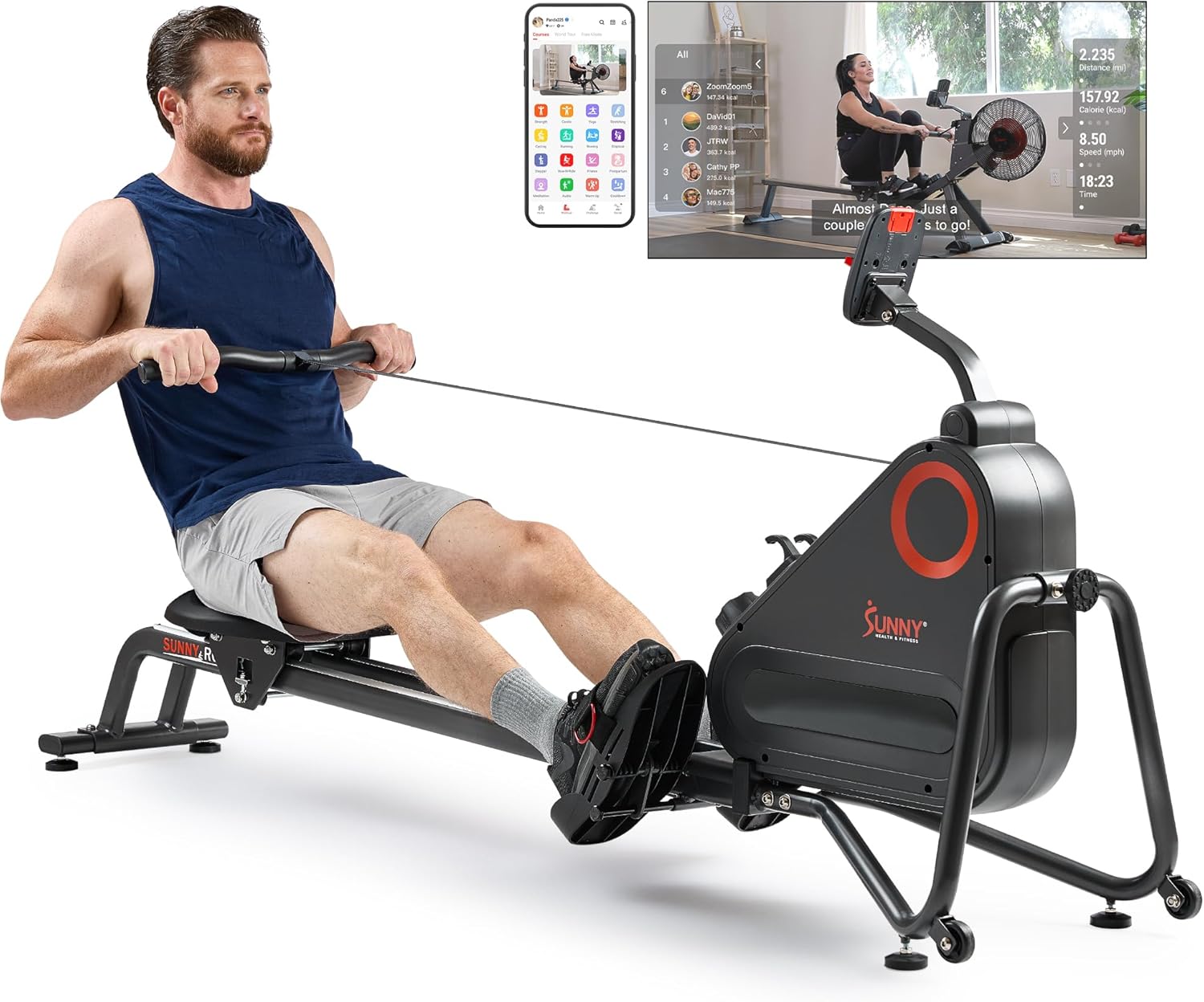 sunny-health-fitness-magnetic-rowing-machine-for-home-exercise-quiet-smooth-rower-with-compact-storage-and-optional-free-2