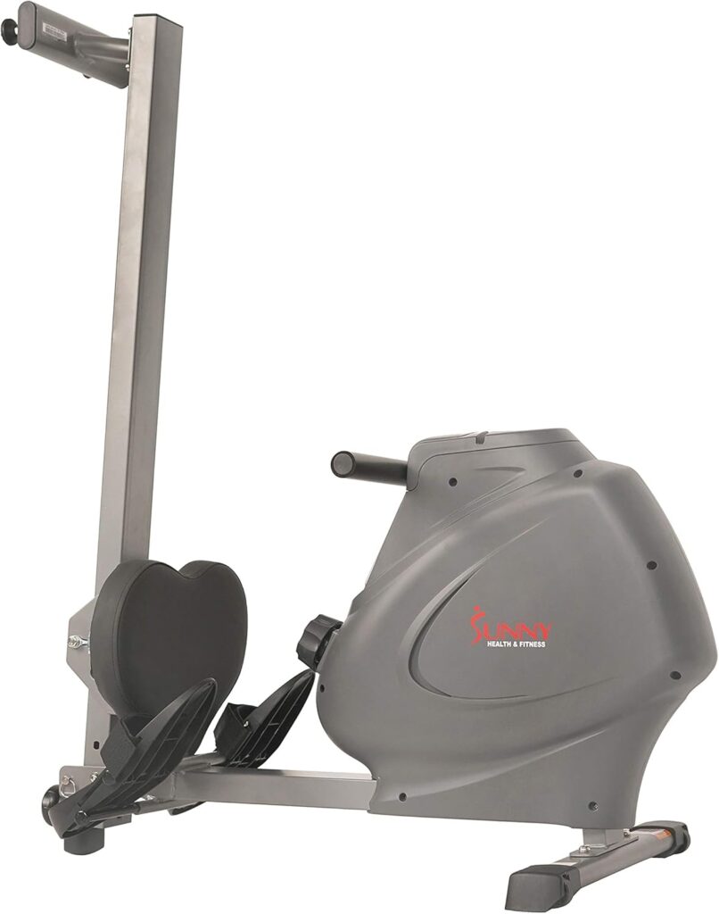 Sunny Health Fitness Magnetic Rowing Machine for Home Exercise, Quiet Smooth Rower with Compact Storage and Optional Free SunnyFit App Connectivity Sunny Health Fitness Magnetic Rowing Machine for Home Exercise, Quiet Smooth Rower with Compact Storage and Optional Free SunnyFit App Connectivity