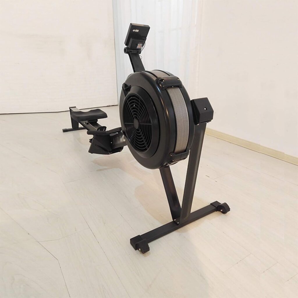 Home Rowing Machine,Rowing Machine Foldable, Air Rowing Machine 10 Adjustable Resistance with A Display Suitable for Aerobic Exercise Fitness Weight Loss